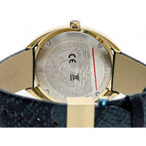 Versace Shadov Gold Dial Green Leather Strap Watch For Women - VEBM01018 Buy Now By Versace