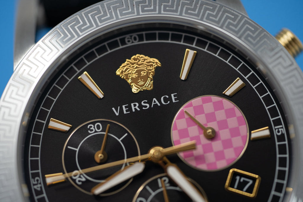 Versace Sport Tech Chronograph Black Dial Black Rubber Strap Watch for Women - VELT00619 Buy Now By Versace