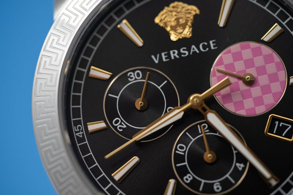 Versace Sport Tech Chronograph Black Dial Black Rubber Strap Watch for Women - VELT00619 Buy Now By Versace