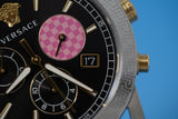 Versace Sport Tech Chronograph Black Dial Black Rubber Strap Watch for Women - VELT00619 Buy Now By Versace