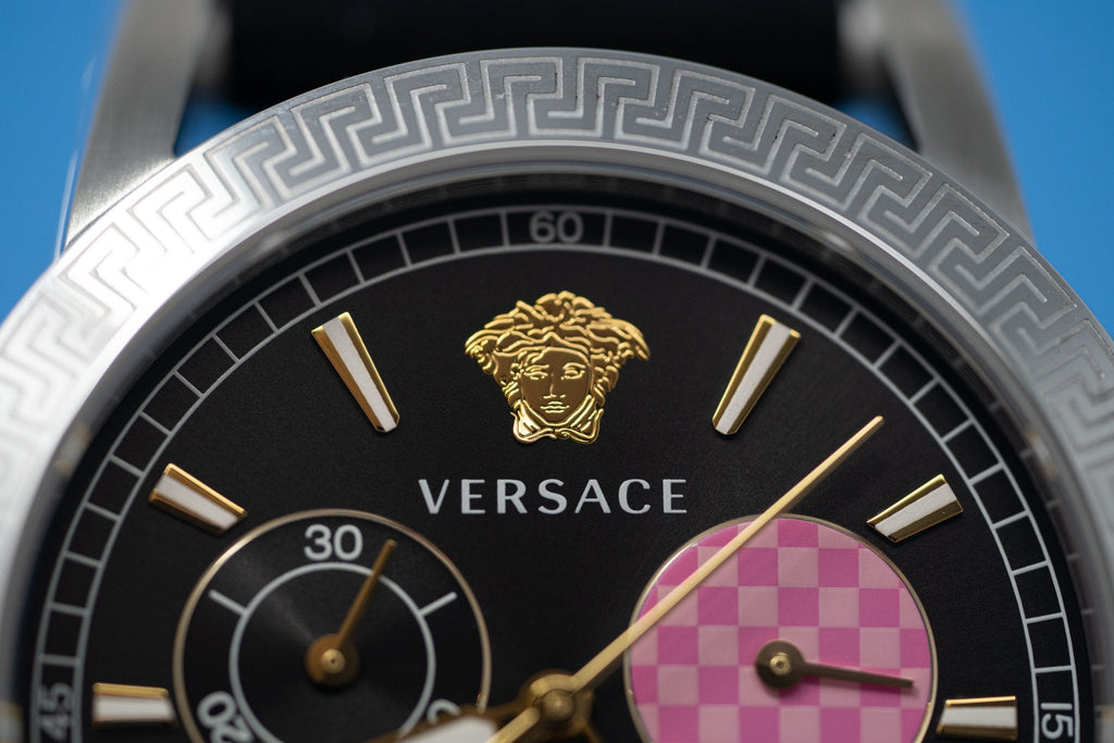 Versace Sport Tech Chronograph Black Dial Black Rubber Strap Watch for Women - VELT00619 Buy Now By Versace