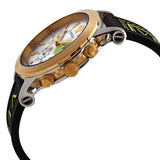 Versace Sports Tech Chronograph Silver Dial Black Rubber Strap Watch for Women - VELT00519 Buy Now By Versace