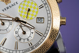 Versace Sports Tech Chronograph Silver Dial Black Rubber Strap Watch for Women - VELT00519 Buy Now By Versace