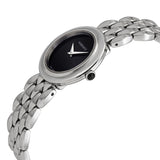 Versace V-Flare Quartz Black Dial Silver Steel Strap Watch for Women - VEBN00618 Buy Now By Versace