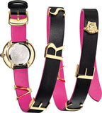 Versace V-Flare Quartz Black Dial Black Leather Strap Watch for Women - VEBN00218 Buy Now By Versace