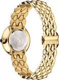 Versace V-Flare Quartz Silver Dial Gold Steel Strap Watch for Women - VEBN00718 Buy Now By Versace