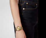 Versace V-Motif Gold Dial Gold Steel Strap Watch for Women - VERE00618 Buy Now By Versace