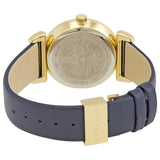 Versace Greca Blue Dial Blue Leather Strap Watch for Women - VERE00218 Buy Now By Versace