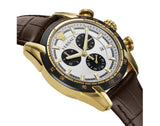 Versace V-Ray Chronograph Quartz White Dial Brown Leather Strap Watch For Men - VE2I00221 Buy Now By Versace