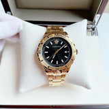 Versace Hellenyium Quartz Black Dial Gold Steel Strap Watch For Men - VE3A00820 Buy Now By Versace