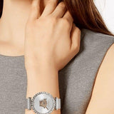 Versace Palazzo Empire Silver Dial Silver Mesh Bracelet Watch for Women - VEDV00419 Buy Now By Versace