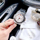 Versace Chain Reaction Quartz White Dial Black Rubber Strap Watch for Men - VEDY00219 Buy Now By Versace