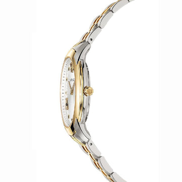 Versace Audrey Quartz White Dial Two Tone Steel Strap Watch for Women - VELR00519 Buy Now By Versace