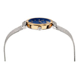 Versace Meander Blue Dial Silver Mesh Bracelet Watch for Women - VELW00520 Buy Now By Versace