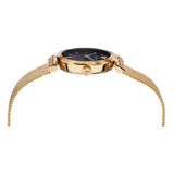 Versace Meander Black Dial Gold Mesh Bracelet Watch for Women - VELW00720 Buy Now By Versace