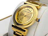 Versace V-Motif Gold Dial Gold Steel Strap Watch for Women - VERE00618 Buy Now By Versace