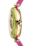 Versace Palazzo Empire Green Dial Pink Leather Strap Watch for Women - VCO150017 Buy Now By Versace