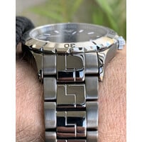 Versace Hellenyium Quartz Black Dial Grey Steel Strap Watch For Men - VE3A00620 Buy Now By Versace