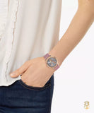 Versace Virtus Quartz Grey Dial Pink Leather Strap Watch for Women - VEHC00319 Buy Now By Versace