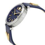 Versace V-Twist Quartz Blue Dial Blue Leather Strap Watch for Women - VELS00119 Buy Now By Versace