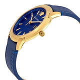 Versace V-Urban Quartz Blue Dial Blue Leather Strap Watch for Men - VELQ00319 Buy Now By Versace