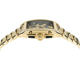 Versace Dominus Chronograph Black Dial Gold Steel Strap Watch For Men - VE6H00523 Buy Now By Versace