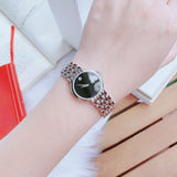 Movado Veturi Quartz Black Dial Silver Steel Strap Watch for Women - 0606338 Buy Now By Movado