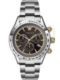Versace Classic Chronograph Quartz Black Dial Silver Steel Strap Watch For Men - VEV700419 Buy Now By Versace