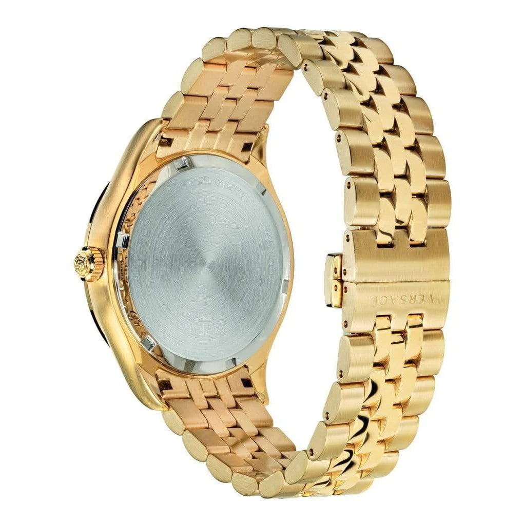 Versace Hellenyium Analog White Dial Gold Steel Strap Watch for Men - VEVK00720 Buy Now By Versace