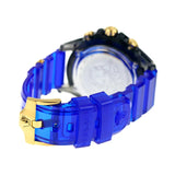 Versace Icon Active Chronograph Black Dial Blue Rubber Strap Watch For Men VEZ700521 Buy Now By Versace