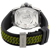 Versace Chain Reaction Quartz White Dial Green Rubber Strap Watch for Men - VEDY00419 Buy Now By Versace