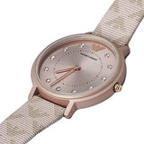 Emporio Armani Kappa Quartz Rose Gold Dial Pink Leather Strap Watch For Women - AR11010 Buy Now By Emporio Armani