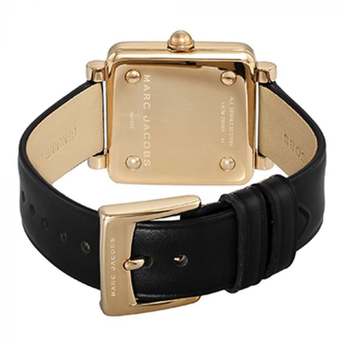 Marc Jacobs Vic Black Dial Black Leather Strap Watch for Women - MJ1522 Buy Now By Marc Jacobs