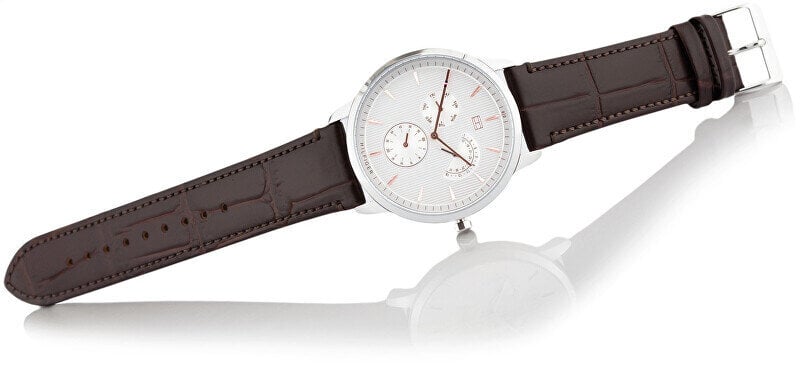 Tommy Hilfiger Brad Chronograph White Dial Brown Leather Strap Watch For Men - 1710389 Buy Now By Tommy Hilfiger