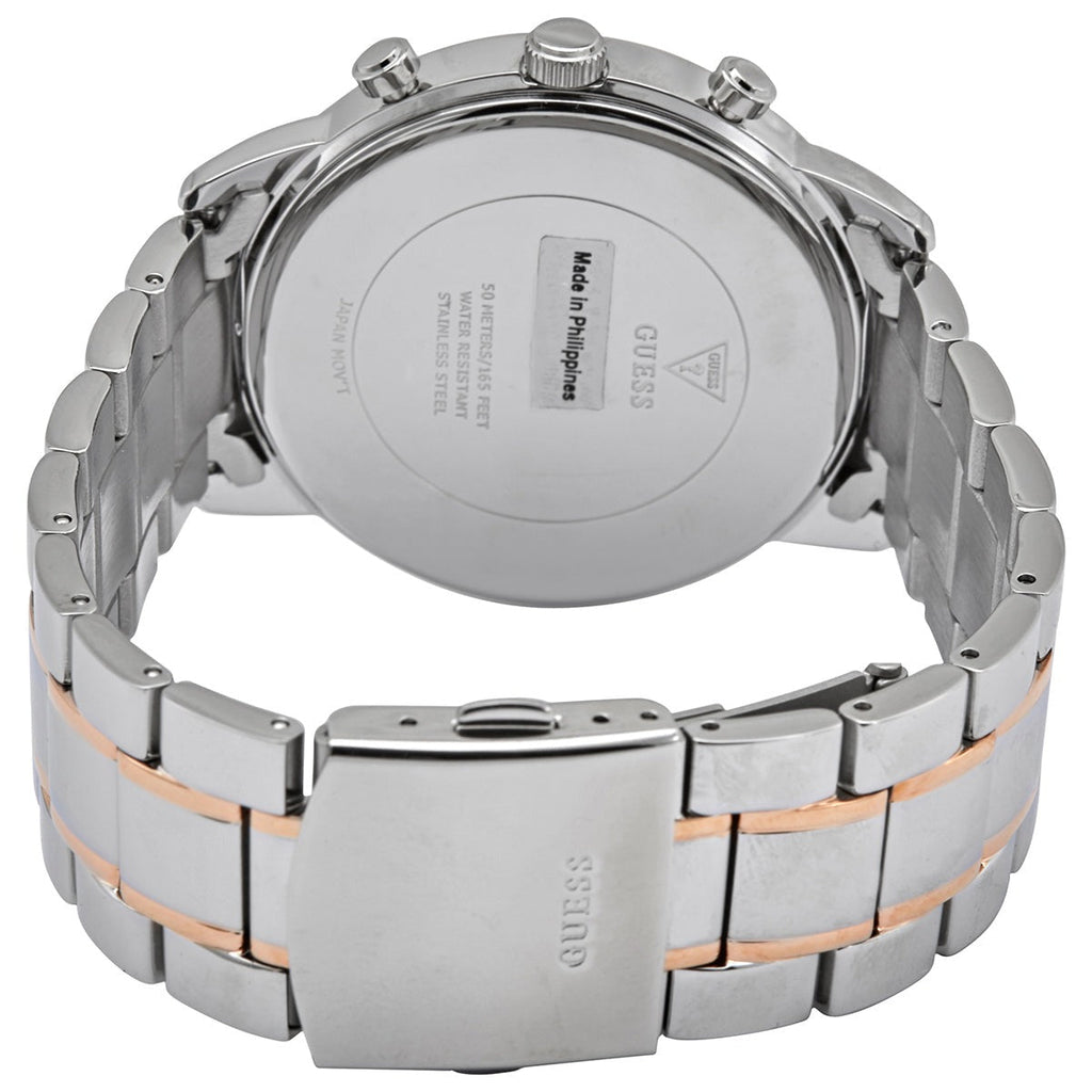 Guess Hendrix Chronograph Blue Dial Two Tone Steel Strap Watch for Men - W1309G4 Buy Now By Guess