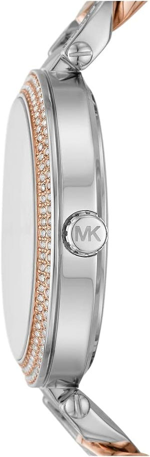 Michael Kors Catelyn Quartz Silver Dial Two Tone Steel Strap Watch For Women - MK4634 Buy Now By Michael Kors