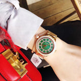 Michael Kors Kerry Green Dial Gold Steel Strap Watch for Women - MK3409 Buy Now By Michael Kors