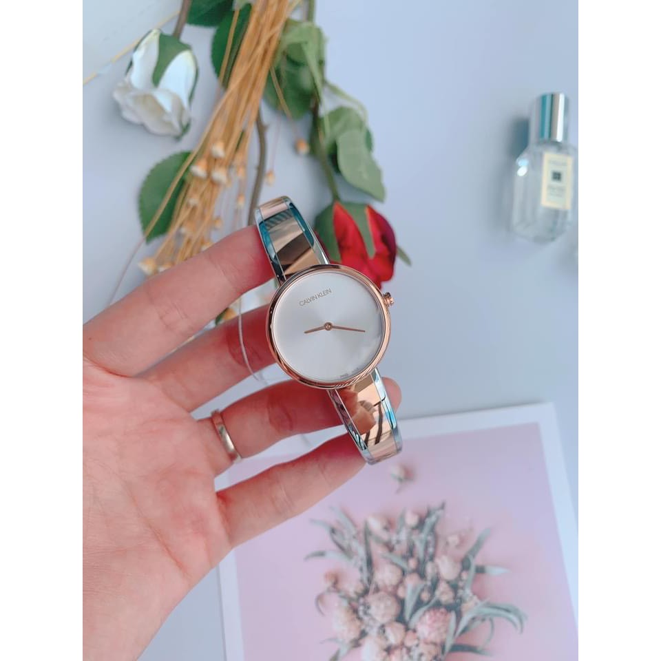 Calvin Klein Seduce Silver Dial Two Tone Steel Strap Watch for Women - K4E2N61X Buy Now By Calvin Klein