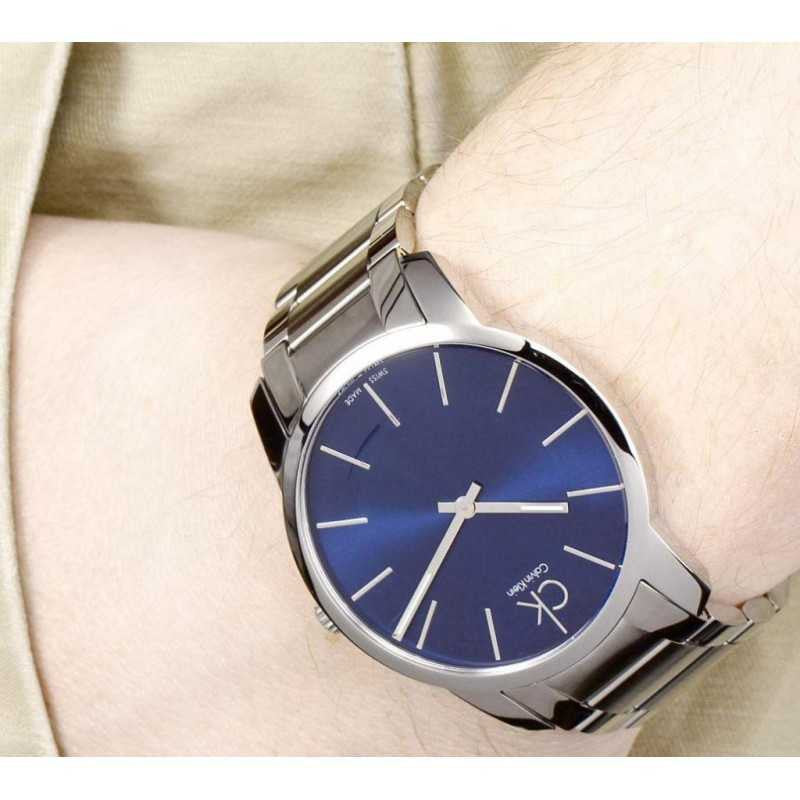 Calvin Klein City Blue Dial Silver Steel Strap Watch for Men - K2G2G14N Buy Now By Calvin Klein