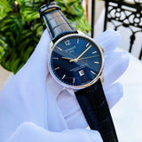 Tissot Chemin Des Tourelles Powermatic 80 Blue Dial Blue Leather Strap Watch for Men - T099.407.16.047.00 Buy Now By Tissot