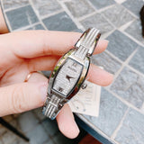 Bulova Crystal Collection Silver Dial Silver Steel Strap Watch for Women - 96L235 Buy Now By Bulova