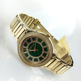 Michael Kors Kerry Green Dial Gold Steel Strap Watch for Women - MK3409 Buy Now By Michael Kors