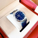 Salvatore Ferragamo F-80 Classic Blue Dial Blue Leather Strap Watch for Men - SFDT00719 Buy Now By Salvatore Ferragamo