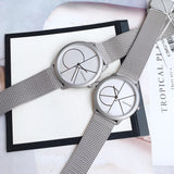Calvin Klein Minimal White Dial Silver Mesh Bracelet Watch for Women - K3M5215X Buy Now By Calvin Klein