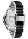 Tommy Hilfiger Sneaker Quartz Black Dial Two Tone Steel Strap Watch for Men - 1791619 Buy Now By Tommy Hilfiger