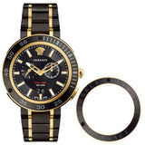 Versace V Extreme Pro Two Tone Dial Stainless Steel Strap Watch for Men - VCN040017 Buy Now By Versace