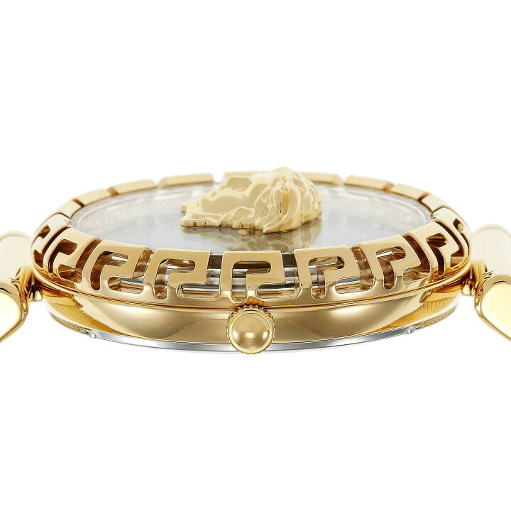 Versace Palazzo Empire Greca Black Dial Gold Mesh Bracelet Watch for Women - VEDV00519 Buy Now By Versace