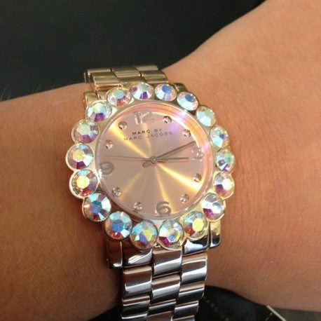 Marc Jacobs Amy Rose Gold Dial Rose Gold Steel Strap Watch for Women - MBM3223 Buy Now By Marc Jacobs