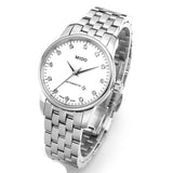 Mido Baroncelli III Automatic Diamonds White Dial Silver Steel Strap Watch For Women - M7600.4.66.1 Buy Now By Mido