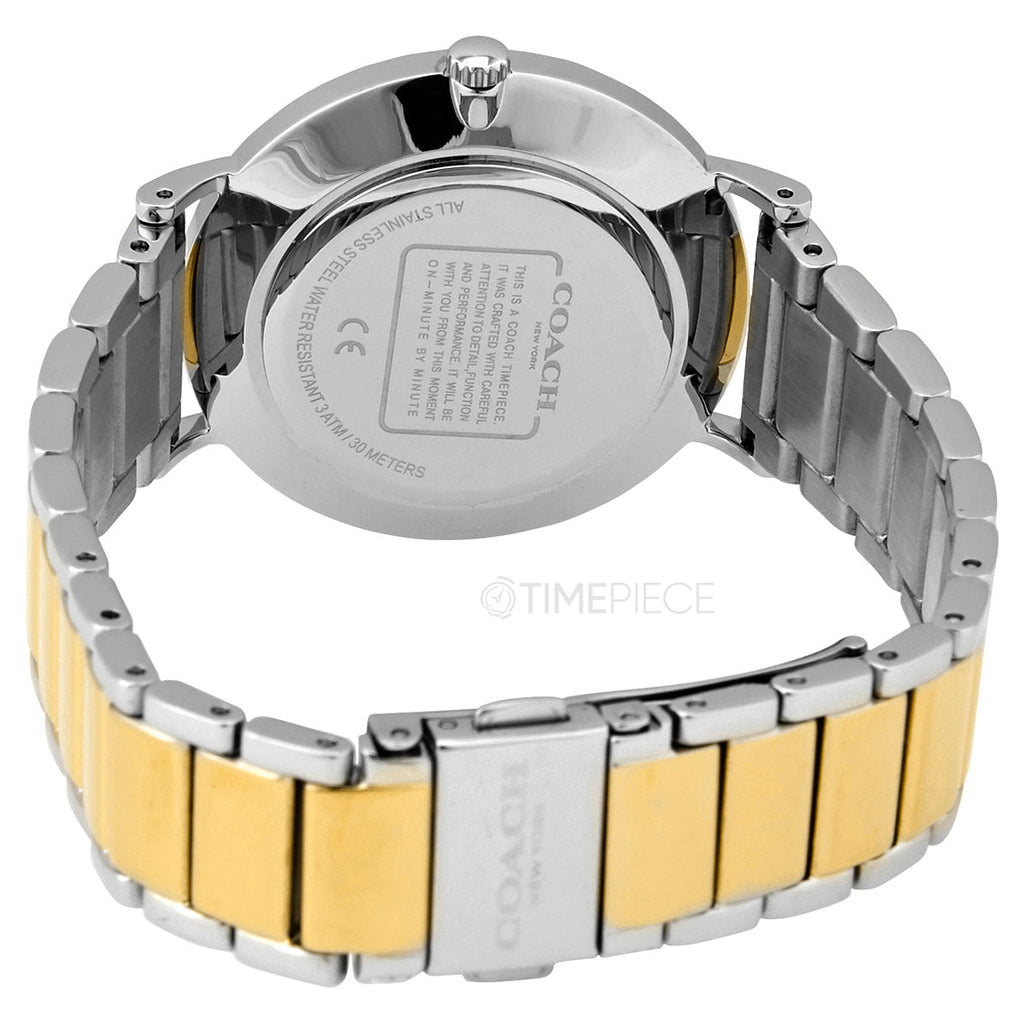Coach Perry Silver Dial Two Tone Steel Strap Watch for Women - 14503347 Buy Now By Coach